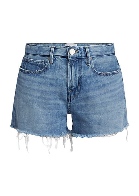 Frayed Denim Cutoffs