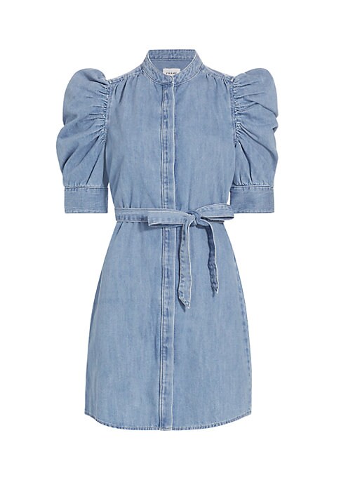 Denim Elegance Minidress