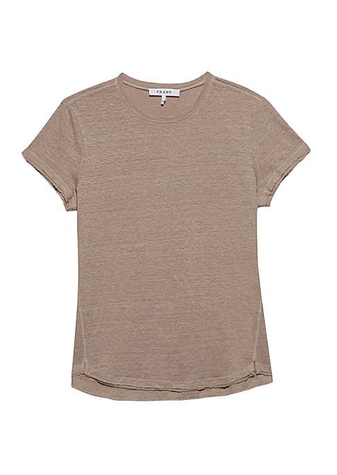 Luxe Linen Crew Tee