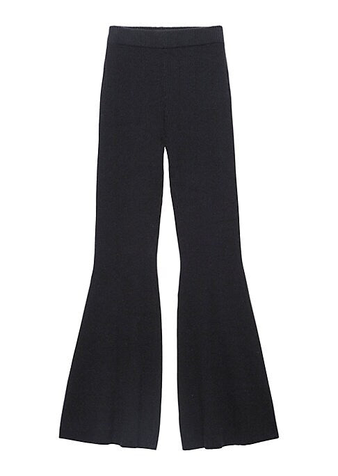 Chic Flare Cashmere Pants