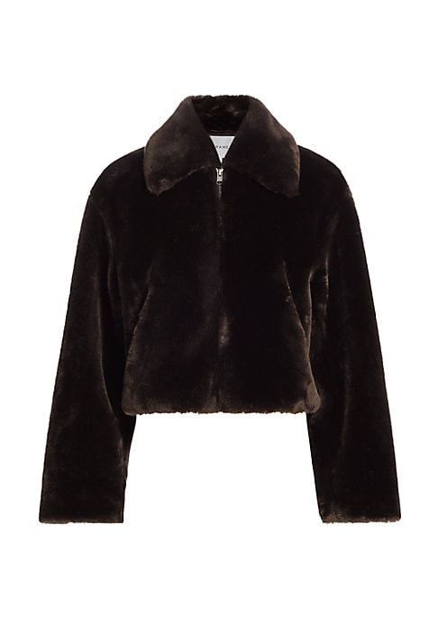 Plush Faux Wrap Jacket