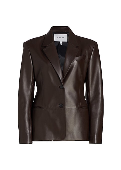 Chic Leather Blazer