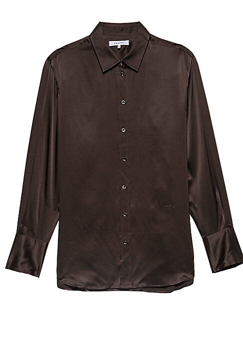 Luxe Silk Relaxed Shirt
