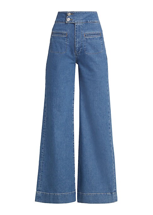 Spacious Chic Denim Trousers
