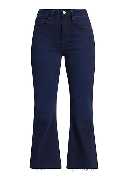Flared Ankle-Crop Jeans