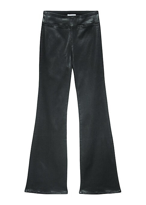 Sleek Coated Boot Pants