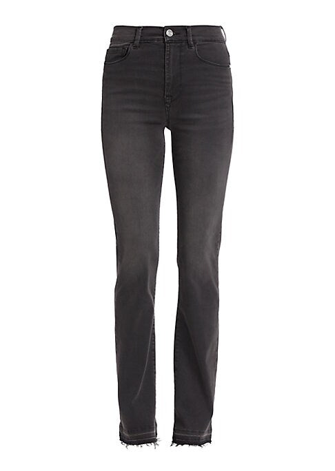 Frayed Mini Boot Jeans