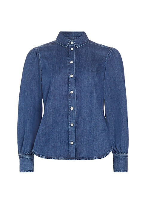 Puffed Denim Classic Shirt