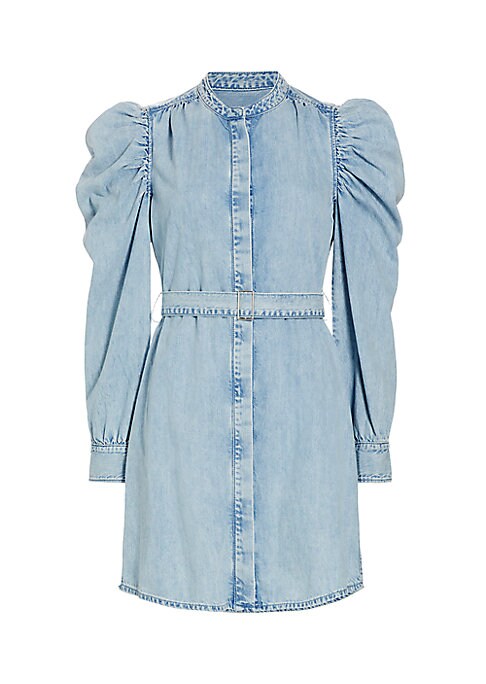Puffed Denim Delight Dress