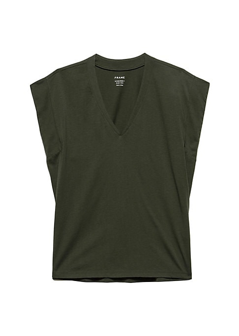 V-Neck Pima Muscle Tee