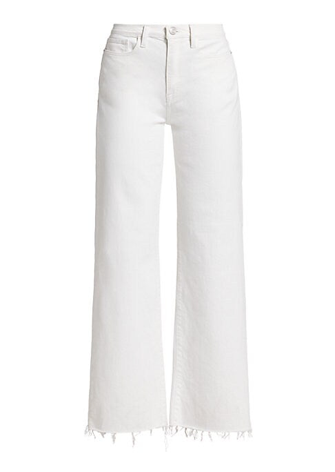 Frayed Wide-Leg Denim
