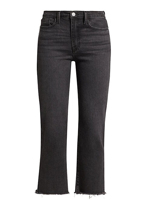 Frayed Edge Crop Jeans