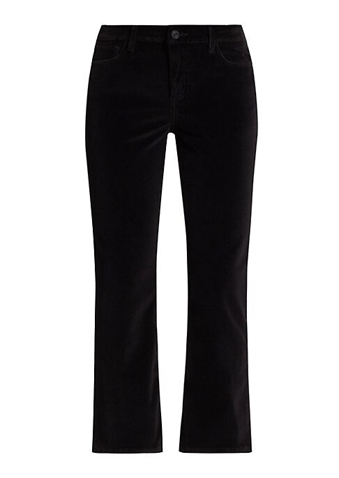 Velvet Boot Cut Trousers