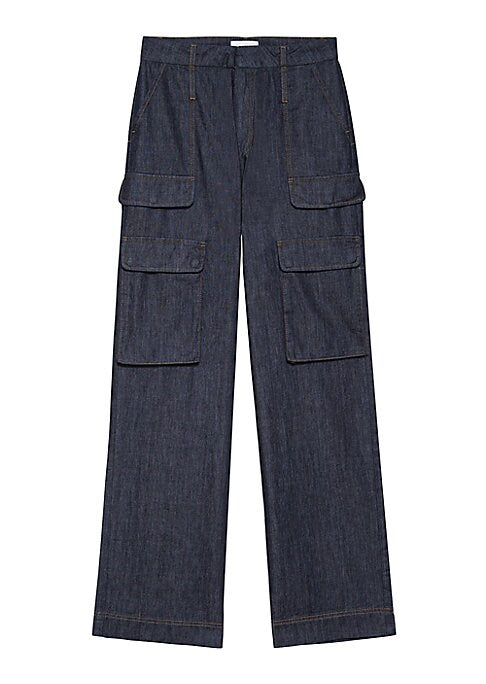 Cargo Chic Denim Trousers