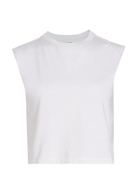 Cropped Supima Tank Top