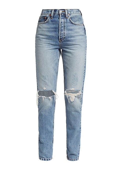 Distressed Slim Fit Jeans