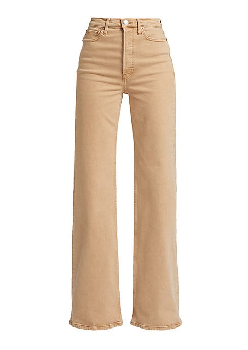 Retro High-Waist Wide Jeans
