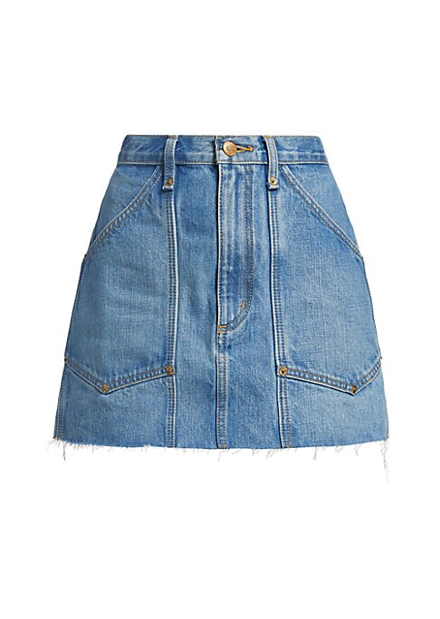 Denim Pocket Mini Skirt