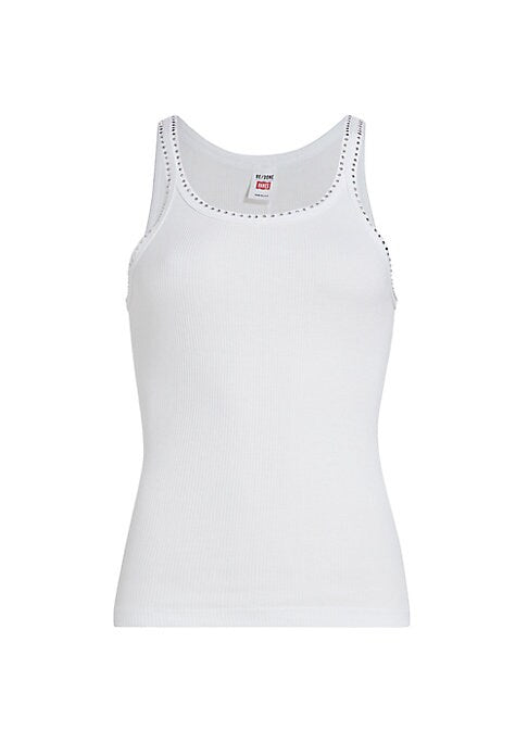 Sparkle Ribbed Tank Top