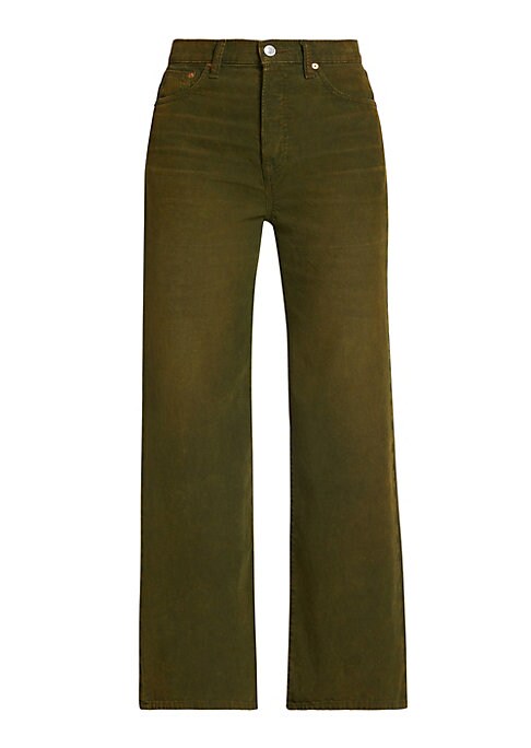 Cropped Wide-Leg Denim