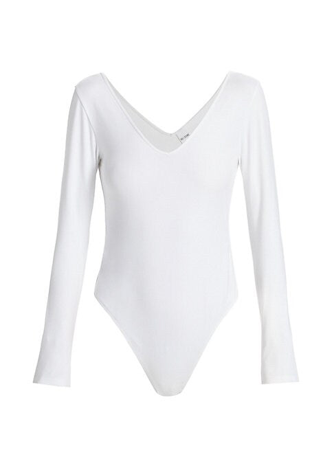 Deep V Fitted Bodysuit