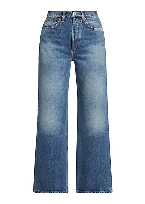 Cropped Wide-Leg Denim