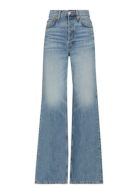 Vintage High-Waist Wide Jeans