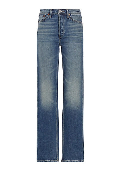 Retro Relaxed Denim Trousers