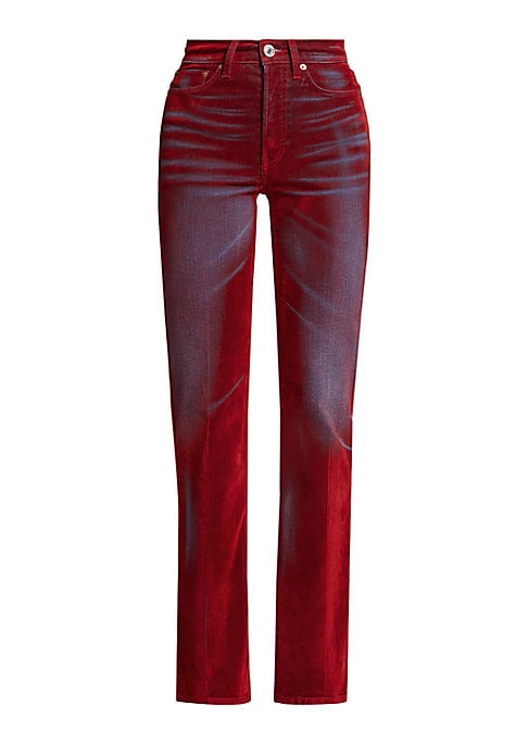 Retro Bootcut Distressed Jeans