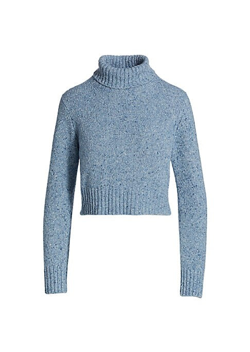 Chic Wool Crop Turtleneck