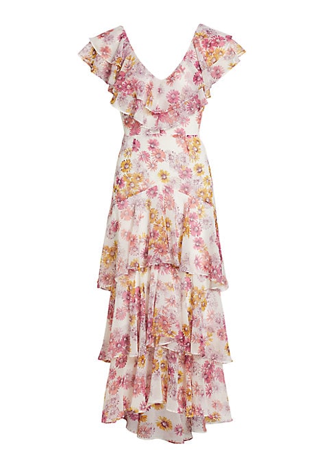 Blooming Ruffle Midi Dress