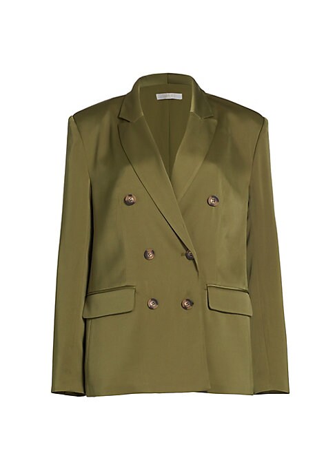 Satin Elegance Blazer