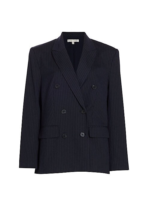 Pinstripe Tailored Blazer