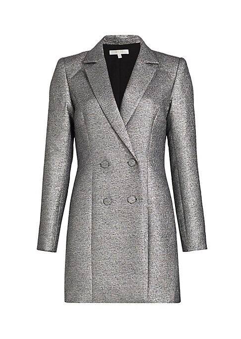 Metallic Blazer Minidress