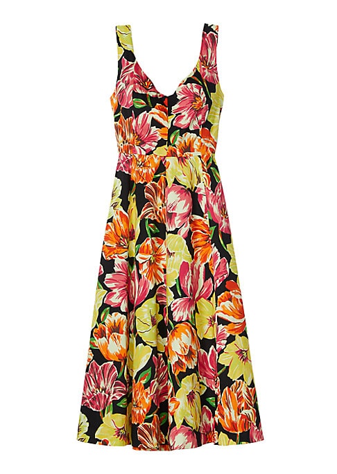 Floral Elegance Midi-Dress