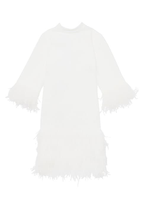 Feather Elegance Dress