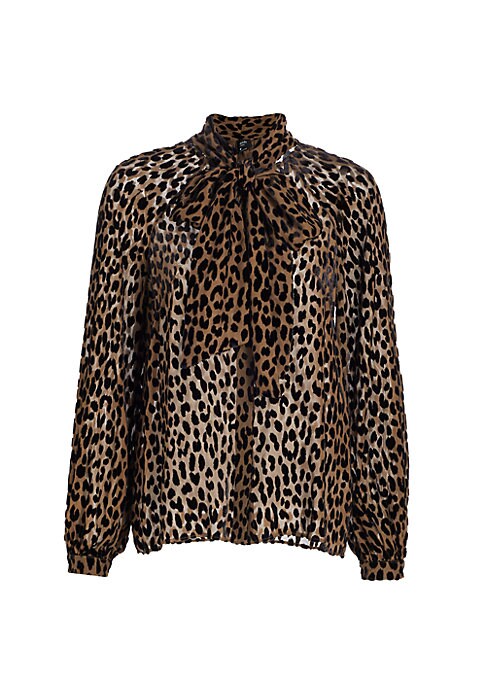 Chic Velvet Tie Blouse