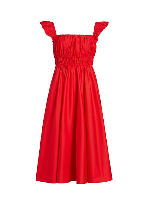 Chic Flutter Midi Dress