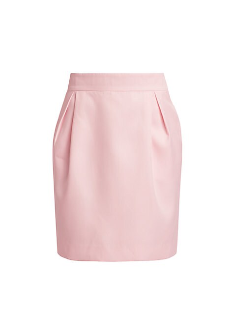 Chic Satin Banded Skirt