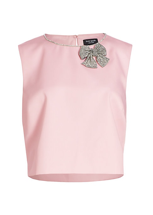 Chic Satin Bow Top