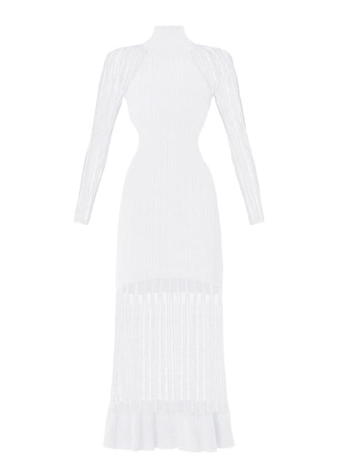 Sheer Elegance Maxi Dress