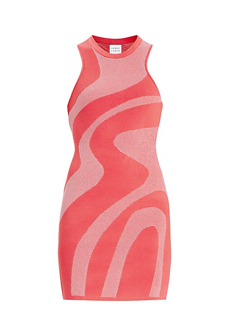 Swirl Pattern Mini Dress