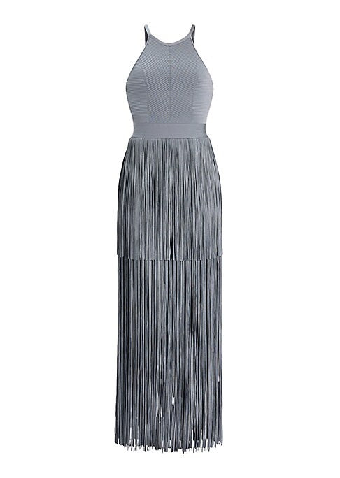 Fringe Elegance Maxi Dress