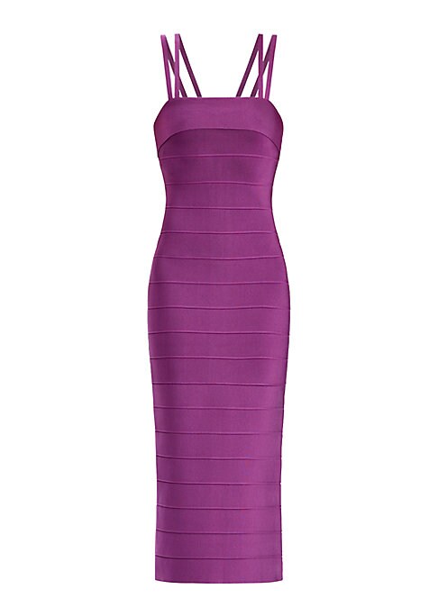 Sleek Strappy Midi-Dress