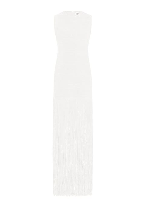 Fringe Elegance Maxi Dress