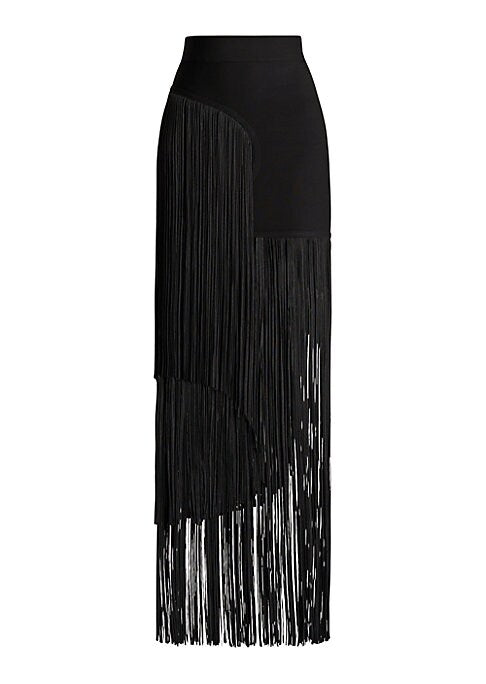 Fringe Flow Maxi Skirt