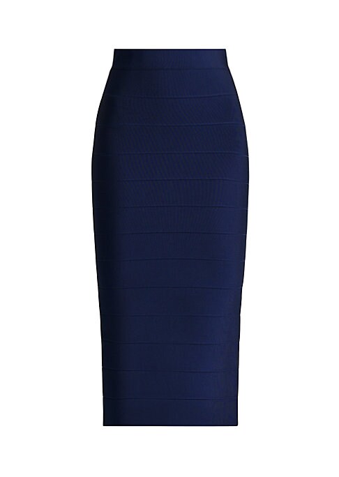 Chic Sculpted Midi Skirt