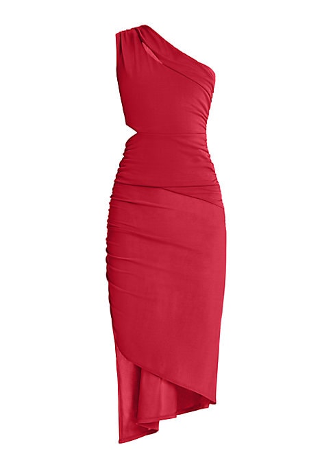 Asymmetric Cut-Out Dress