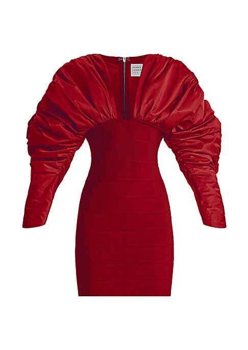 Chic Puff-Sleeve Dress