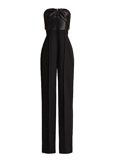 Chic Bustier Wide-Leg Jumpsuit